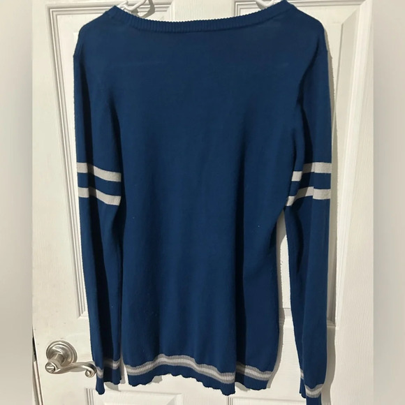 Harry Potter Ravenclaw Blue Cardigan Sweater. Size Medium. - Picture 3 of 6